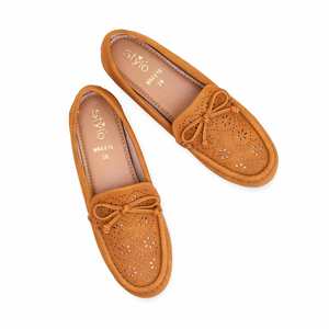 Mocassin Moutarde Pour Femmes - Product Image 1