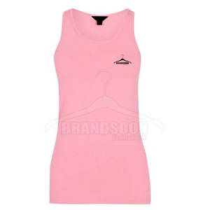 Camiseta sin mangas cómoda de secado rápido para mujer con tela de punto transpirable Servicio OEM disponible - Product Image 1