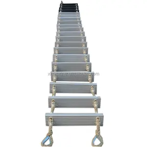Scala d'imbarco in alluminio scala da arrampicata in legno per zattera di salvataggio