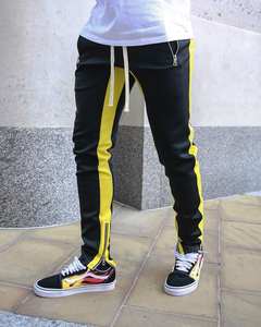 2025 new style plus size fashion casual sport jogger Zip pocket <b>men</b> pants - Product Image 3