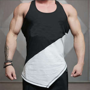 Débardeurs de sport sans manches à séchage rapide pour hommes Chemise d'entraînement tricotée légère et respirante pour la course à pied Gilet d'entraînement musculaire - Product Image 1