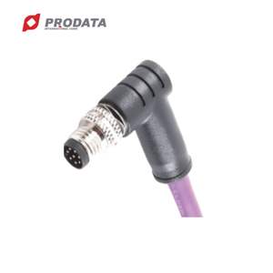 PRODATA IP67 Cable de conector premoldeado macho M8 de 6 8 pines en ángulo recto para aplicaciones automotrices - Product Image 4