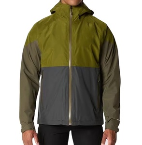 2025 coupe-vent à capuche léger respirant personnalisé en gros Anorak veste pour homme fermeture éclair complète grande taille - Product Image 1