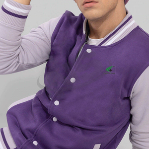 Logo personnalisé couleur unie Letterman veste d'hiver pour hommes coupe-vent confortable vêtements de plein air Premium Street Style veste chaude - Product Image 2