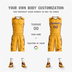 Nouveau Design Sublimation Réversible Respirant Plus Size Basketball Jersey Personnalisé Unisexe Maillots Shorts Double Face Uniforme - Product Image 4
