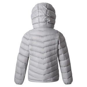 Manteau d'hiver personnalisé en duvet Veste à capuche bouffante avec impression de lettres Sangle Fermeture à glissière Épaississement Veste pour hommes - Product Image 2