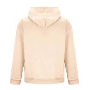 Sweat-shirt à capuche pour homme, automne, grande taille, manches longues, cordon de serrage, pull décontracté, uni, polyester/coton, respirant - Product Image 2