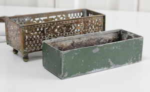 Jardinière en aluminium de haute qualité, polie et martelée, design moderne et élégant, pot de fleurs décoratif de jardin, rehausse l'esthétique - Product Image 5