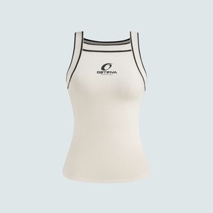 Ostriya Intl Venta al por Mayor Camisetas sin Mangas Personalizadas de Corte Regular, Tejidas, de Poliéster/Algodón, con Estampado por Transferencia de Calor, para Mujer, Casuales - Product Image 3