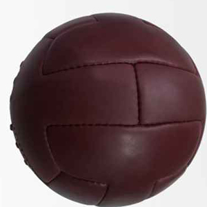 Ballon de football en cuir 18 panneaux taille 5 Football Vintage Old Fashioned cuir Football personnaliser logo impression design - Product Image 4