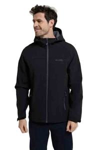 Veste de travail d'hiver personnalisée pour hommes, veste softshell à fermeture éclair intégrale, en laine imperméable, coupe-vent, doublure polaire écologique, lettre de support - Product Image 3