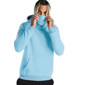 Pull à capuche slim fit Ninja pour la salle de sport, le travail en extérieur, masqué, lourd, vêtements d'hiver, vente en gros OEM, 100% coton respirant en polaire - Product Image 6
