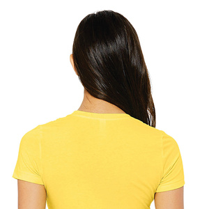 Custom Round Neck T Shirts For Women <b>Sexy</b> Slim Fit Casual Tops Breathable Gym Fitness Wear - Product Image 6