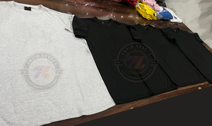 T-shirts en gros 180 g/m² 100 % coton doux unisexe personnalisables de haute qualité vierges pour hommes - Product Image 5