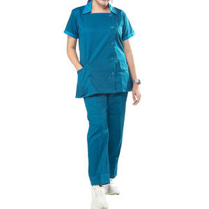 El más nuevo diseño de alta calidad de color personalizado traje de hospital conjunto de uniforme de enfermera traje de fregado de moda en precio al por mayor uniforme de enfermería - Product Image 1