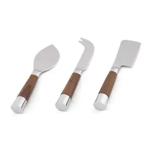 Ensemble de couteaux à beurre élégant en acier inoxydable doré et blanc, parfait pour la vaisselle de mariage et la décoration de cuisine - Product Image 6