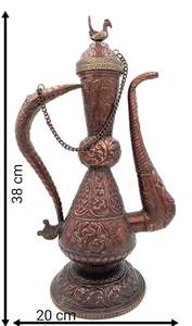 Jarra Decorativa de Latón Vintage para Decoración del Hogar, Centro de Mesa, Recipiente para Agua, Logotipo Personalizado, Alta Calidad - Product Image 5