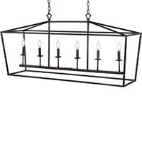 Lampe suspendue en métal noir faite à la main sur mesure pour la cuisine, le bureau, le salon, la chambre à coucher ou le Restaurant