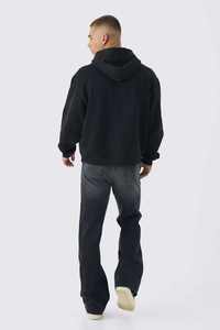 Sudadera con Capucha Gris Extra Grande OEM, Impresión Personalizada, Sudadera Deportiva Casual Térmica de Alta Calidad, Fabricante de Ropa Urbana Personalizada - Product Image 5