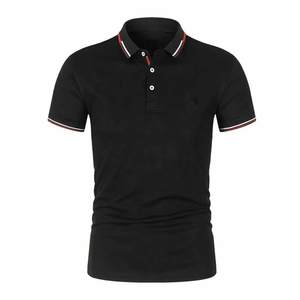 Último patrón sólido de la empresa de diseño personalizado para Polos de secado rápido 100% algodón camisa de golf venta superior - Product Image 1