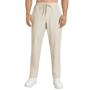 Casual Men's Track Pants Breathable Sweatpants Comfortable Joggers Winter Warm <b>Elastic</b> <b>Waistband</b> Eco-Friendly Sweatpants - Product Image 1