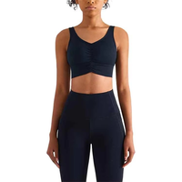 Zachte stoffen, antibacteriële yoga leggings set voor dames, hoge kwaliteit, hoog comfort, sneldrogend, 2-delige gym fitness kleding, elastisch