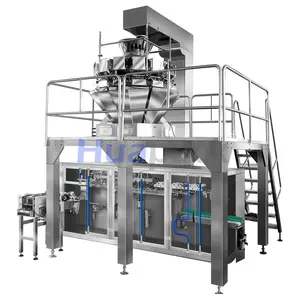 Automatic premade bag doypack 10g 1000g seeds grain beans chips almond sachet filling sealing packing packaging machines