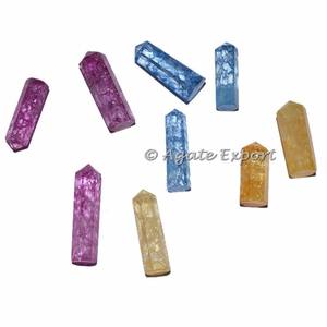 Cuarzo de oro piedra 12-facetas Vogel punto lápiz proveedor - Product Image 5