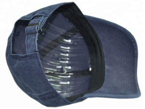 Venta caliente 100% algodón clásico adulto pigmento blanco teñido en 5 paneles gorra de béisbol ajustable Vintage lavado papá sombrero deportivo - Product Image 3