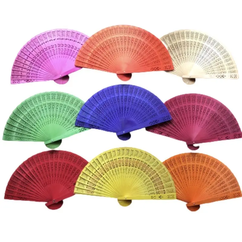 Decorative Bamboo Fan With Natural Fragrance Souvenirs from Thailand