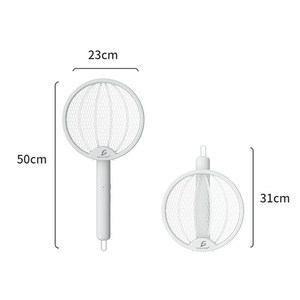 Raquette électrique anti-moustiques rechargeable 2-en-1 avec lumière UV, double fonction - Product Image 6