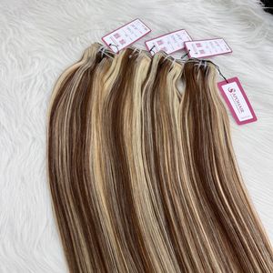 Extensiones de Cabello Humano Vietnamita Virgen 100% Natural, Ondulado, con Reflejos Balayage, Clip-in, Sin Enredos, Suaves - Product Image 6