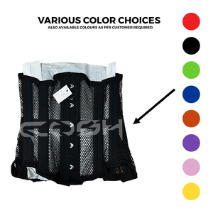 Corset gothique noir en maille de coton avec armatures en acier pour femme, idéal pour les soirées, sculptant le corps – Commande en gros OEM/ODM - Product Image 3