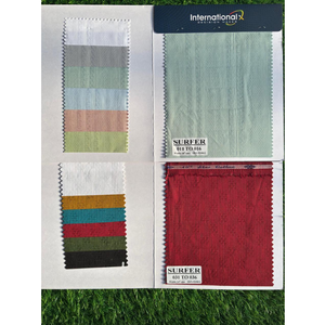 Bridger multicolore doux coton Kurta tissu personnalisé sur mesure et lisse tissé pour confort antistatique chemise maison Textile utilisation - Product Image 1