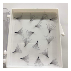 Extensiones de Pestañas Hechas a Mano con Volumen Completo de Pelo Sintético Pre-fabricado 16D del Fabricante Vietnamita, Fáciles de Usar para Maquillaje Diario y Belleza - Product Image 1