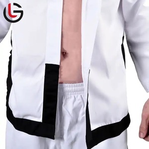 Uniforme de Taekwondo duradero ligero elástico transpirable hecho en fábrica para ropa de entrenamiento al por mayor logotipo personalizado impreso para hombres - Product Image 6