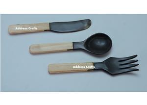 High Quality Buffalo Horn Handmade Flatware Tools Kitchenware Servers Hot Sale From India Best Price for Parties - Product Image 4