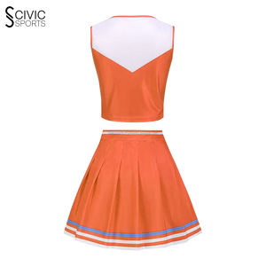 Soutien-gorge de sport en coton et élasthanne avec strass pour enfants CheerLeader Shirts Personnalisable - Product Image 6