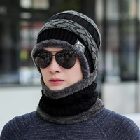Ensemble bonnet et écharpe 2-en-1 en 100 % laine, broderie 3D, fait main, personnalisable, unisexe, pour automne-hiver, plage et affaires – Meilleures ventes