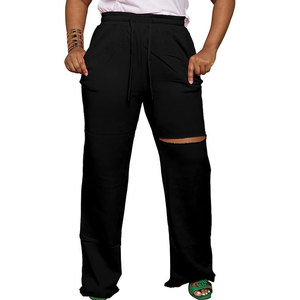 Pantalones de Pierna Ancha para Mujer, Pantalones Deportivos Casuales con Cordón, Pantalones Holgados de Cintura Alta, Pantalones de Salón Suaves y Cómodos para Viajar - Product Image 5