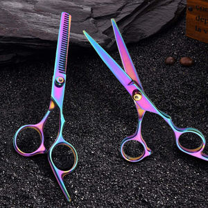 Hair Cutting Scissors Kits 11Pcs Professional Haircut Scissors Kit with Comb-<b>Clips</b>-Cape New Craftsmanship Stainless Steel - Product Image 4