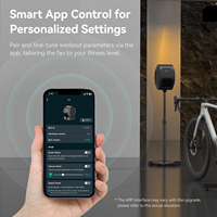 Ventilateur sur pied intelligent électrique haute puissance CYCPLUS pour installation au sol et ventilation, idéal pour le cyclisme et le fitness en intérieur