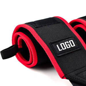 Muñequera de gimnasio de elasticidad súper fuerte, logotipo personalizado, ropa de seguridad resistente para Fitness, levantamiento de pesas, muñeca para adultos - Product Image 3
