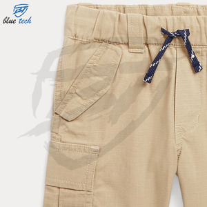 Short cargo d'été à poches multiples pour hommes Logo personnalisé Short cargo en coton pour le travail en plein air pour hommes - Product Image 3