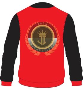 Chándal de lana con capucha personalizado 100% poliéster invierno cálido transpirable secado rápido logotipo frontal ropa de calle ropa deportiva - Product Image 3