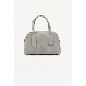 Borsa Classica Italiana Strutturata in Pelle Scamosciata con Chiusura a Patta e Due Cinghie - Resistente per Uso Quotidiano 25385 - Product Image 1