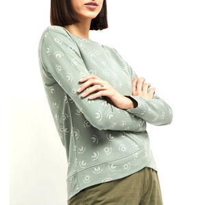 Sudadera con capucha de invierno verde ecológica de alta calidad para mujer con diseño personalizado antipilling transpirable de secado rápido - Product Image 2