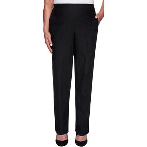 Pantaloni Palazzo Neri da Donna Alfred Dunner, a Vita Alta, Antirughe, Stile a Matita, Taglia 14-P, per l'Ufficio - Product Image 1