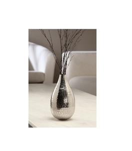 Florero de hierro contemporáneo con cuerpo calado estilo jaula y atractivo artístico para arreglos florales decorativos - Product Image 6