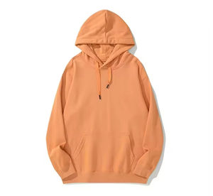 Conjunto de Pantalones Joggers Casuales de Dos Piezas Extra Grandes con Sudadera Corta, Diseño de Hombros Caídos, Tejido de Punto con Patrón Sólido - Product Image 4